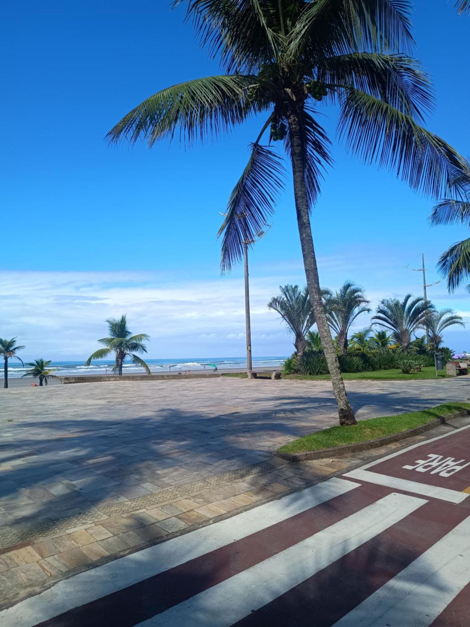 Apartamento Pe Na Areia Vila Caicara Praia Grande  Exterior foto